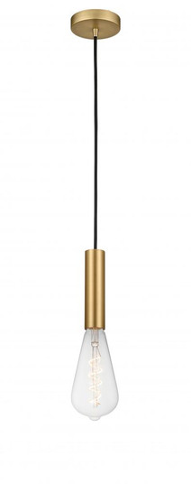Edison - 1 Light - 4 inch - Satin Gold - Cord hung - Mini Pendant (3442|198-1P-SG-BB95LED)