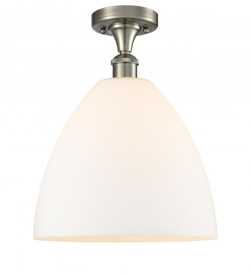 Bristol - 1 Light - 12 inch - Brushed Satin Nickel - Semi-Flush Mount (3442|516-1C-SN-GBD-121)