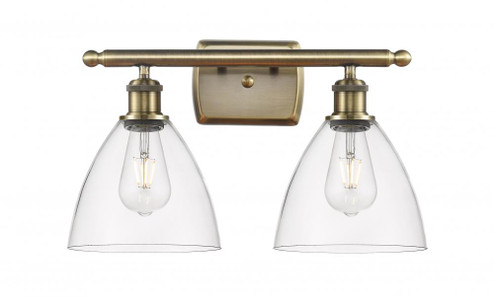Bristol - 2 Light - 18 inch - Antique Brass - Bath Vanity Light (3442|516-2W-AB-GBD-752)