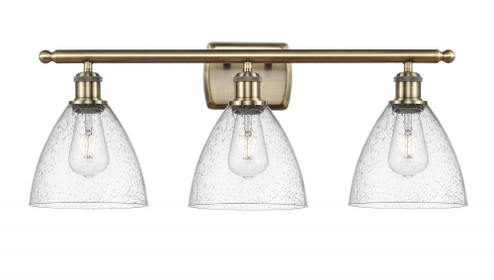 Bristol - 3 Light - 28 inch - Antique Brass - Bath Vanity Light (3442|516-3W-AB-GBD-754)