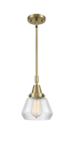Fulton - 1 Light - 7 inch - Antique Brass - Mini Pendant (3442|447-1S-AB-G172)