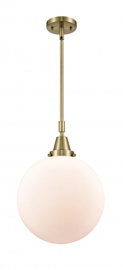 Beacon - 1 Light - 12 inch - Antique Brass - Mini Pendant (3442|447-1S-AB-G201-12-LED)