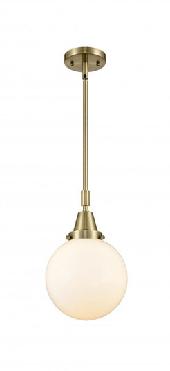 Beacon - 1 Light - 8 inch - Antique Brass - Mini Pendant (3442|447-1S-AB-G201-8)
