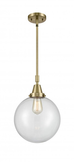 Beacon - 1 Light - 10 inch - Antique Brass - Mini Pendant (3442|447-1S-AB-G202-10)