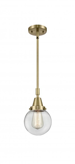 Beacon - 1 Light - 6 inch - Antique Brass - Mini Pendant (3442|447-1S-AB-G202-6)