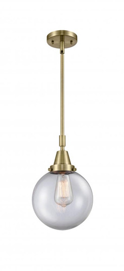 Beacon - 1 Light - 8 inch - Antique Brass - Mini Pendant (3442|447-1S-AB-G202-8)