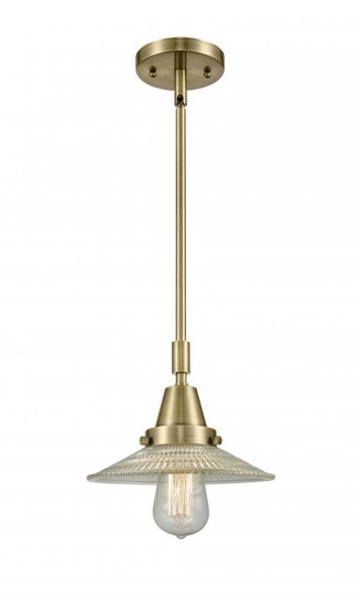 Halophane - 1 Light - 9 inch - Antique Brass - Mini Pendant (3442|447-1S-AB-G2-LED)