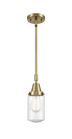 Dover - 1 Light - 5 inch - Antique Brass - Mini Pendant (3442|447-1S-AB-G314-LED)