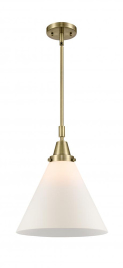 Cone - 1 Light - 12 inch - Antique Brass - Mini Pendant (3442|447-1S-AB-G41-L)