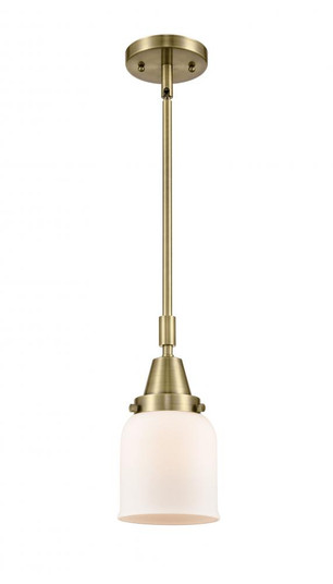 Bell - 1 Light - 5 inch - Antique Brass - Mini Pendant (3442|447-1S-AB-G51-LED)