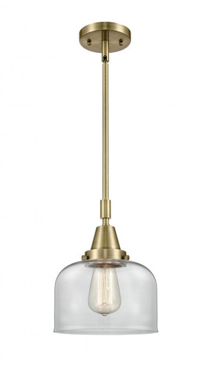 Bell - 1 Light - 8 inch - Antique Brass - Mini Pendant (3442|447-1S-AB-G72)