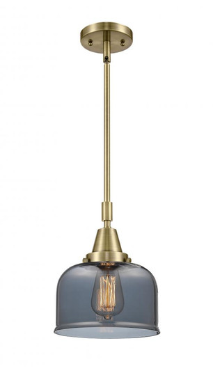 Bell - 1 Light - 8 inch - Antique Brass - Mini Pendant (3442|447-1S-AB-G73)