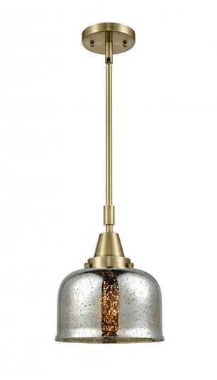 Bell - 1 Light - 8 inch - Antique Brass - Mini Pendant (3442|447-1S-AB-G78-LED)