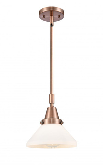 Caden - 1 Light - 8 inch - Antique Copper - Mini Pendant (3442|447-1S-AC-G4471-LED)