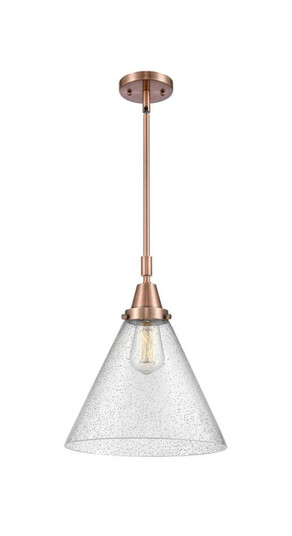 Cone - 1 Light - 12 inch - Antique Copper - Mini Pendant (3442|447-1S-AC-G44-L)