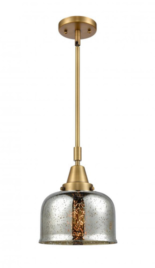 Bell - 1 Light - 8 inch - Brushed Brass - Mini Pendant (3442|447-1S-BB-G78-LED)