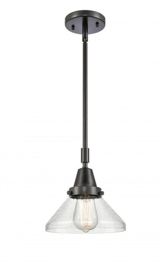 Caden - 1 Light - 8 inch - Matte Black - Mini Pendant (3442|447-1S-BK-G4474-LED)