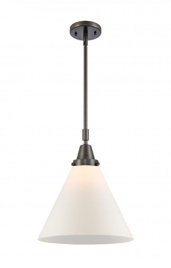 Cone - 1 Light - 12 inch - Oil Rubbed Bronze - Mini Pendant (3442|447-1S-OB-G41-L-LED)