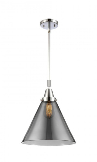 Cone - 1 Light - 12 inch - Polished Chrome - Mini Pendant (3442|447-1S-PC-G43-L-LED)