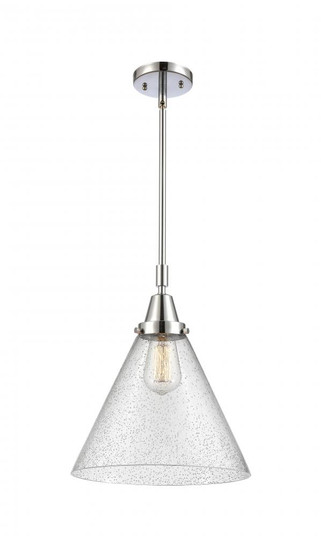 Cone - 1 Light - 12 inch - Polished Chrome - Mini Pendant (3442|447-1S-PC-G44-L-LED)
