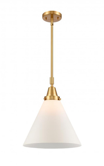 Cone - 1 Light - 12 inch - Satin Gold - Mini Pendant (3442|447-1S-SG-G41-L-LED)