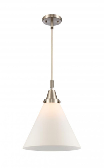 Cone - 1 Light - 12 inch - Brushed Satin Nickel - Mini Pendant (3442|447-1S-SN-G41-L-LED)