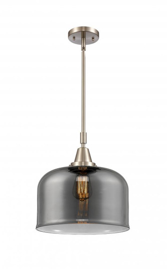 Bell - 1 Light - 12 inch - Brushed Satin Nickel - Mini Pendant (3442|447-1S-SN-G73-L-LED)