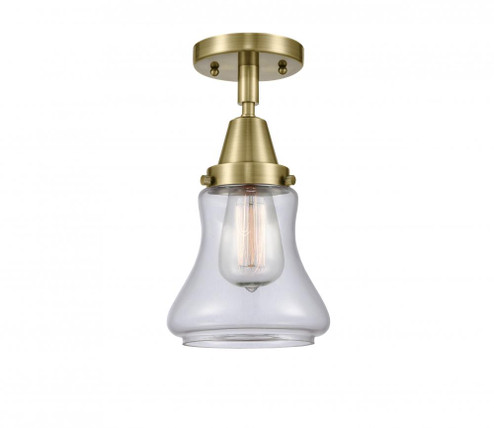 Bellmont - 1 Light - 6 inch - Antique Brass - Semi-Flush Mount (3442|447-1C-AB-G192-LED)