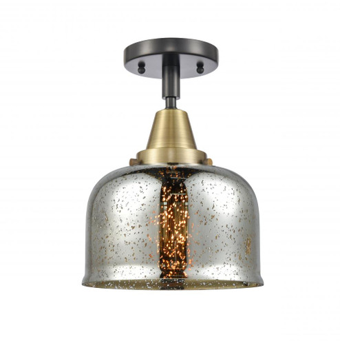 Bell - 1 Light - 8 inch - Black Antique Brass - Semi-Flush Mount (3442|447-1C-BAB-G78-LED)