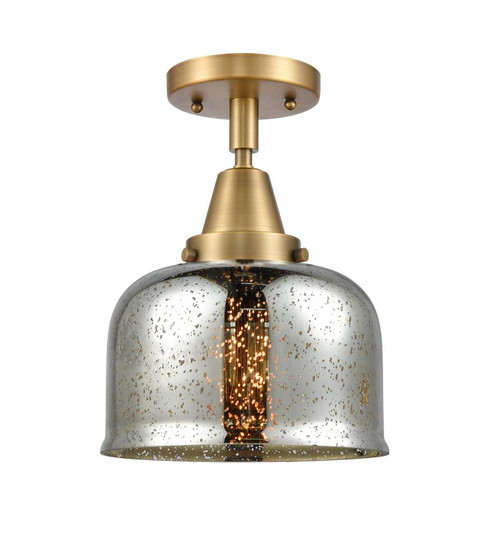 Bell - 1 Light - 8 inch - Brushed Brass - Semi-Flush Mount (3442|447-1C-BB-G78-LED)