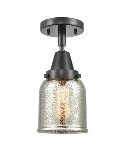 Bell - 1 Light - 5 inch - Matte Black - Semi-Flush Mount (3442|447-1C-BK-G58-LED)