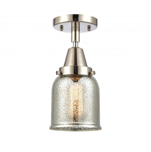 Bell - 1 Light - 5 inch - Polished Nickel - Semi-Flush Mount (3442|447-1C-PN-G58)