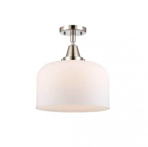 Bell - 1 Light - 12 inch - Polished Nickel - Semi-Flush Mount (3442|447-1C-PN-G71-L-LED)