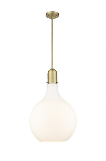 Amherst - 1 Light - 16 inch - Brushed Brass - Stem hung - Pendant (3442|492-1S-BB-G581-16)