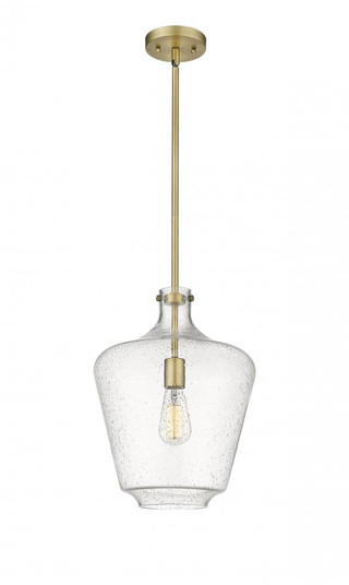 Norwalk - 1 Light - 12 inch - Brushed Brass - Stem hung - Mini Pendant (3442|493-1S-BB-G504-12)