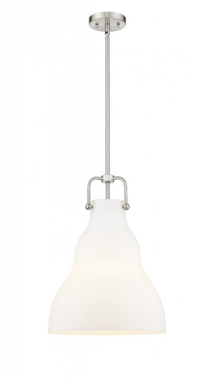 Haverhill - 1 Light - 14 inch - Brushed Satin Nickel - Stem hung - Pendant (3442|494-1S-SN-G591-14-LED)