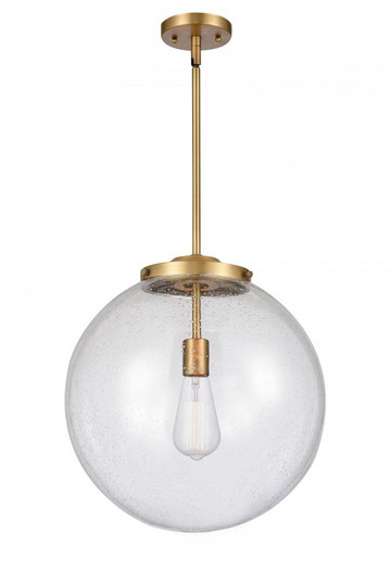 Beacon - 1 Light - 16 inch - Brushed Brass - Cord hung - Pendant (3442|221-1S-BB-G204-16)