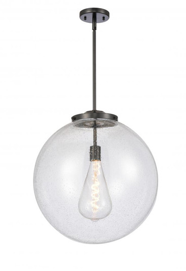 Beacon - 1 Light - 18 inch - Matte Black - Cord hung - Pendant (3442|221-1S-BK-G204-18)