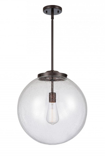 Beacon - 1 Light - 16 inch - Oil Rubbed Bronze - Stem Hung - Pendant (3442|221-1S-OB-G204-16)