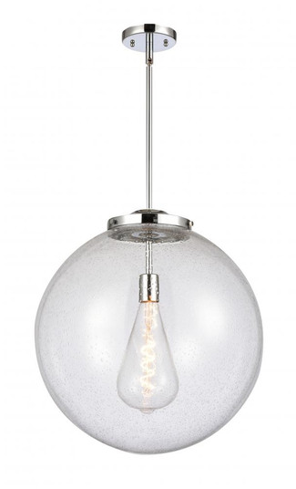 Beacon - 1 Light - 18 inch - Polished Chrome - Stem Hung - Pendant (3442|221-1S-PC-G204-18-LED)