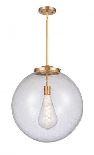 Beacon - 1 Light - 18 inch - Satin Gold - Cord hung - Pendant (3442|221-1S-SG-G204-18)