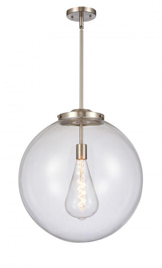 Beacon - 1 Light - 18 inch - Brushed Satin Nickel - Stem Hung - Pendant (3442|221-1S-SN-G202-18)