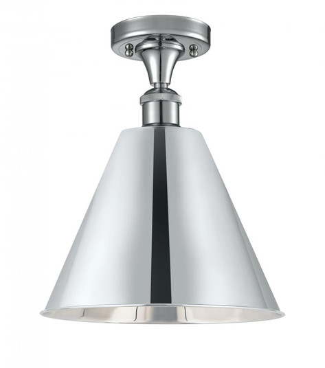 Berkshire - 1 Light - 12 inch - Polished Chrome - Semi-Flush Mount (3442|516-1C-PC-MBC-12-PC)