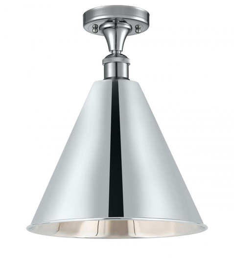 Berkshire - 1 Light - 16 inch - Polished Chrome - Semi-Flush Mount (3442|516-1C-PC-MBC-16-PC)