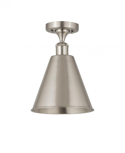 Berkshire - 1 Light - 8 inch - Brushed Satin Nickel - Semi-Flush Mount (3442|516-1C-SN-MBC-8-SN)