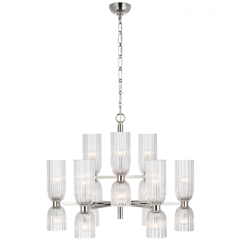 Asalea Medium Two-Tier Chandelier (279|ARN 5500PN-CG)