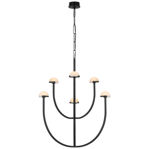 Pedra Large Two-Tier Chandelier (279|KW 5621BZ-ALB)