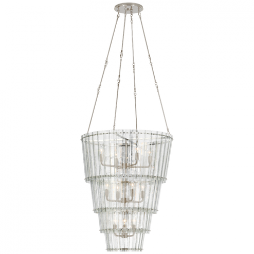 Cadence Large Waterfall Chandelier (279|S 5657PN-AM)