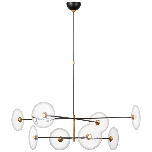 Calvino X-Large Radial Chandelier (279|S 5694AI/HAB-CG)