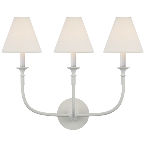 Piaf Triple Sconce (279|TOB 2452PW-L)